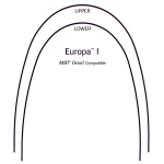 .016 x .016 Europa I SS Wire Upr Pkg.10